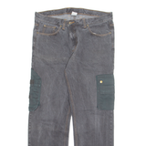 JOHN BARNES Womens Jeans Grey Regular Straight W34 L32