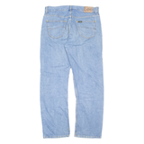 LEE Mens Jeans Blue Regular Straight W34 L30