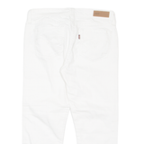 LEVI'S Womens Jeans White Regular Straight W28 L20