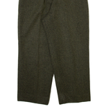 EMMA Womens Trousers Green Relaxed Tapered W26 L24