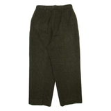 EMMA Womens Trousers Green Relaxed Tapered W26 L24