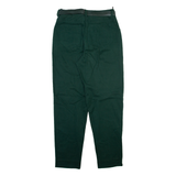 HIGHLANDS Womens Trousers Green Relaxed Tapered W30 L30