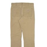 CARHARTT Mens Trousers Beige Regular Straight W32 L32
