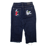 LOONEY TUNES Mens Trousers Blue Regular Straight W31 L21