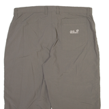 JACK WOLFSKIN Mens Trousers Grey Relaxed Straight W39 L22