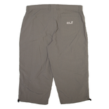 JACK WOLFSKIN Mens Trousers Grey Relaxed Straight W39 L22