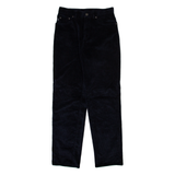 LAUREN RALPH LAUREN Womens Corduroy Trousers Blue Regular Straight W28 L30
