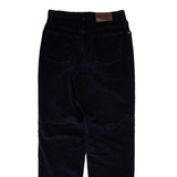 LAUREN RALPH LAUREN Womens Corduroy Trousers Blue Regular Straight W28 L30
