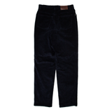LAUREN RALPH LAUREN Womens Corduroy Trousers Blue Regular Straight W28 L30