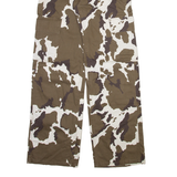 BERSHKA Cargo Womens Trousers Brown Regular Straight W26 L32