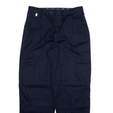 ADIDAS Mens Trousers Blue Relaxed Straight W30 L30