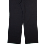 CALYX Mens Trousers Black Regular Straight Wool W32 L30