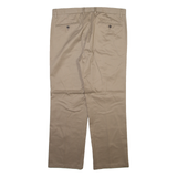 DOCKERS Mens Trousers Beige Regular Straight W36 L28