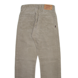 G-STAR Mens Corduroy Trousers Beige Regular Straight W26 L29