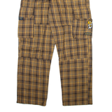 DOCKS DUPONT Cargo Mens Trousers Beige Relaxed Straight W26 L28