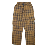 DOCKS DUPONT Cargo Mens Trousers Beige Relaxed Straight W26 L28