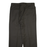 Mens Trousers Grey Regular Straight W34 L31