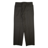 Mens Trousers Grey Regular Straight W34 L31