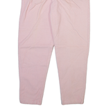 BEST Womens Corduroy Trousers Pink Relaxed Tapered W26 L28