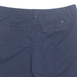 TOMMY HILFIGER Womens Chino Shorts Blue UK 10 W31