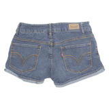 LEVI'S Turn Up Womens Denim Shorts Blue S W28