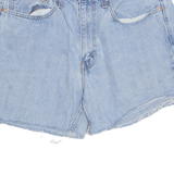 LEVI'S 550 Cut Off Womens Denim Shorts Blue L W36
