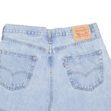 LEVI'S 550 Cut Off Womens Denim Shorts Blue L W36