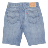 LEVI'S Cut Off 514 Mens Denim Shorts Blue M W30