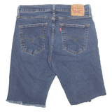LEVI'S Cut Off 514 Mens Denim Shorts Blue M W32