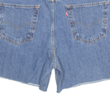 LEVI'S Cut Off 550 Mens Denim Shorts Blue XL W39