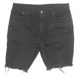 LEVI'S Cut Off 511 Mens Denim Shorts Black XL W38