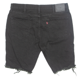 LEVI'S Cut Off 511 Mens Denim Shorts Black XL W38