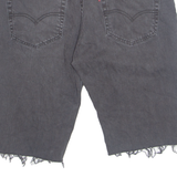 LEVI'S Cut Off 511 Mens Denim Shorts Black M W32