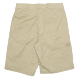 DICKIES Mens Workwear Shorts Beige Loose L W36