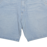 WRANGLER Carpenter Denim Mens Workwear Shorts Blue L W35