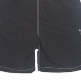 POLO RALPH LAUREN Mesh Lined Mens Swimming Shorts Black Relaxed S W30