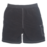 POLO RALPH LAUREN Mesh Lined Mens Swimming Shorts Black Relaxed S W30