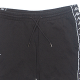 KAPPA Cut Off Mens Sports Shorts Black Relaxed 2XL W32