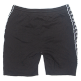KAPPA Cut Off Mens Sports Shorts Black Relaxed 2XL W32