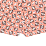 ZARA Womens Casual Shorts Pink Crazy Pattern L W33