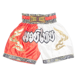 Thai Boxing Mens Sports Shorts Red Relaxed Colourblock M W22