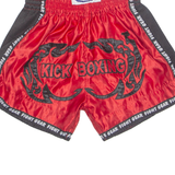 RUPLA Kickboxing Mens Sports Shorts Red Relaxed M W24