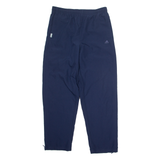 ADIDAS Womens Track Pants Blue Straight UK 16 W32 L30