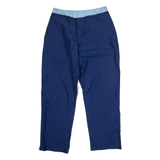 NIKE Womens Track Pants Blue Straight L W32 L32