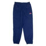 ADIDAS Mens Track Pants Blue Tapered L W31 L31