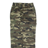 H&M DIVIDED Camo Cargo Womens Trousers Green Slim Tapered W26 L28
