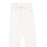 LEVI'S 501 BIG E Jeans Womens White Regular Straight W23 L26