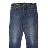 LEVI'S 511 BIG E Jeans Mens Blue Slim Straight Stone Wash W34 L32