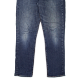 LEVI'S 511 BIG E Jeans Mens Blue Slim Straight Stone Wash W34 L32