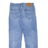 LEVI'S 512 BIG E Jeans Mens Blue Slim Tapered Stone Wash W32 L32